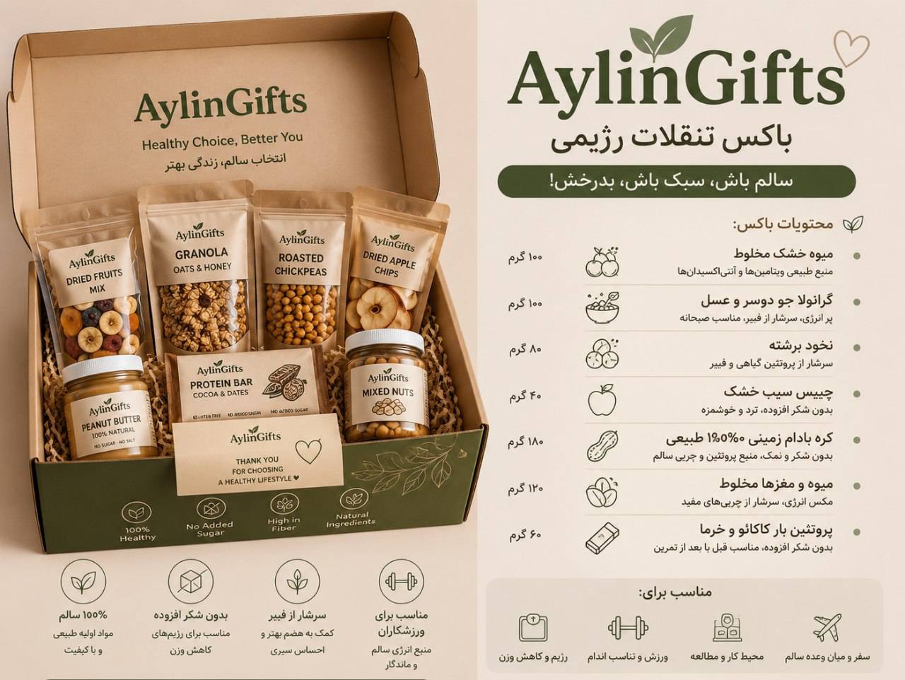 پک سلامتی آیلین‌گیفت